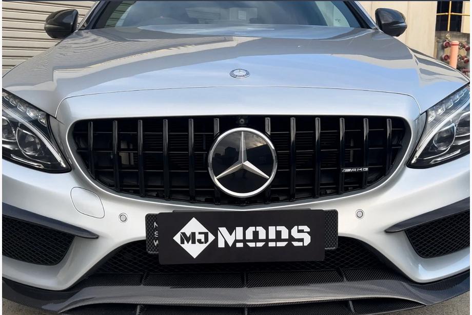 Mercedes C-klasse W205 2014–2021 Panamericana GT Black voorgrille (voor Avantgarde/AMG-Line/C43 AMG) Image