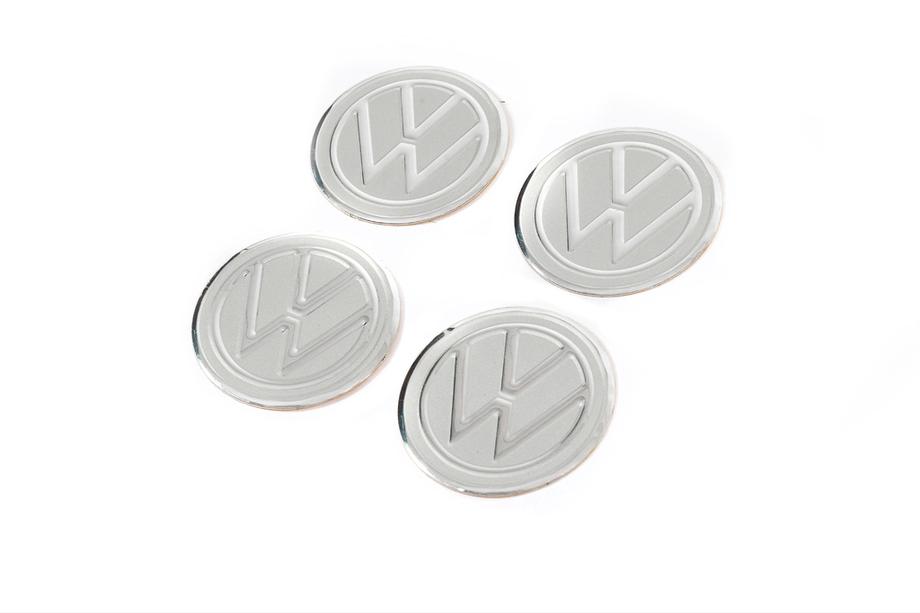 Volkswagen Sticker set voor naafdoppen 60 mm vw-60-n-sr (4 stuks) Image