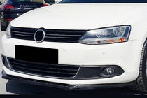 Volkswagen Jetta 2011–2018 Lip voorbumper lip (2010-2018, hoogglans zwart) foto 3