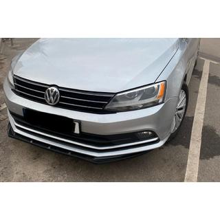 Lip voorbumper lip (2010-2018, hoogglans zwart) Volkswagen Jetta 2011–2018 foto 1