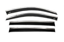 Toyota Highlander 2013–2019 Raamwindschermen met chromen sierlijst (set van 4, Niken) foto 3