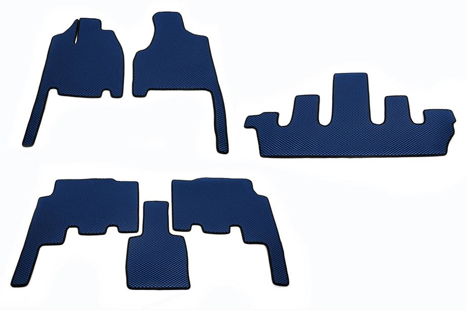 Chrysler Voyager 2001–2007 Automatten (3 rijen, EVA, blauw) Image