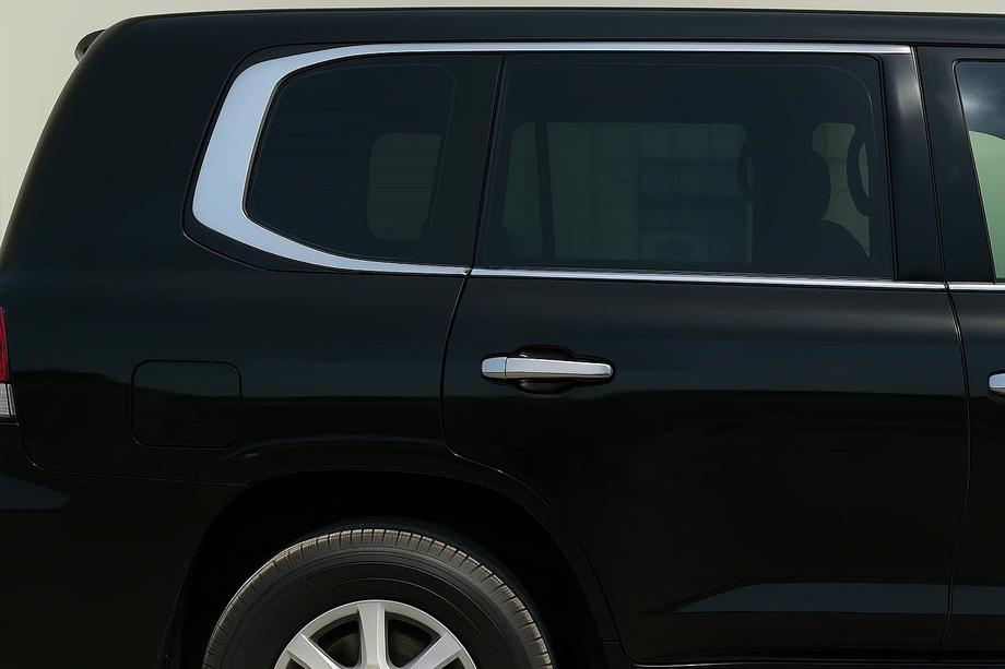 Toyota Land Cruiser 200 2007–2021 RVS chromen raamlijsten design LC300 Image