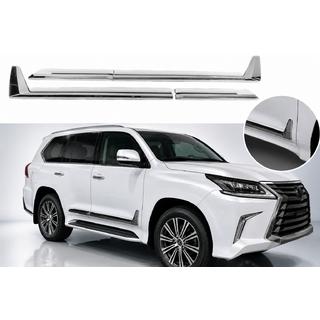F-Sport deurlijsten wit+chroom (set 4 stuks, ABS) foto 1