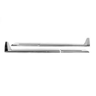 F-Sport deurlijsten wit+chroom (set 4 stuks, ABS) foto 3