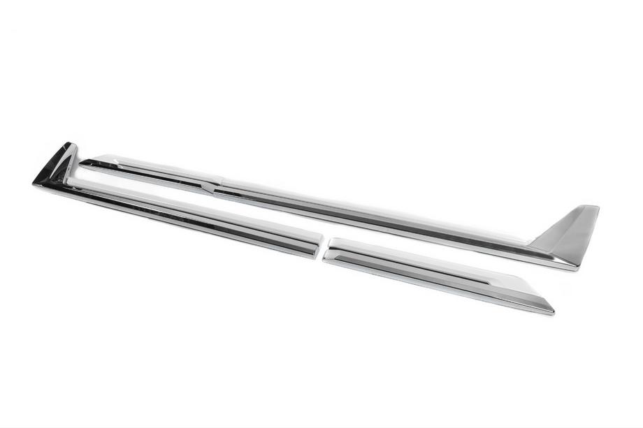 Lexus LX 500d/600 2022– F-Sport deurlijsten wit+chroom (set 4 stuks, ABS) Foto 4