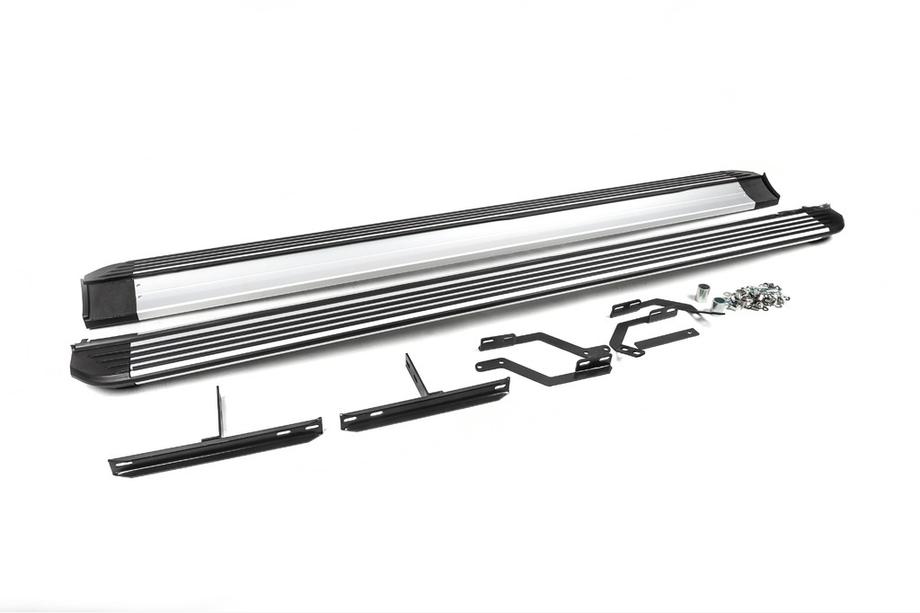 Volkswagen Touareg 2002–2010 AFGEPRIJD! OEM zijtreden (2 stuks, aluminium) Foto 1