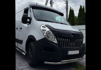 Renault Master 2011–2023 Voorruitspoiler V2 (glans zwart, 5 mm) foto 6