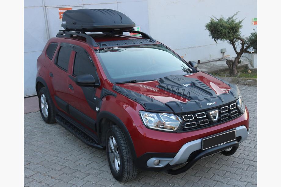 Dacia Duster 2018–2024 Motorkap afdekset DRAGON (3-delig) Foto 1