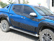 Mitsubishi L200 2015–2024 Deurstrips EuroCap (6 stuks, ABS) foto 8