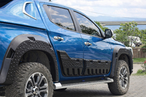 Mitsubishi L200 2015–2024 Deurstrips EuroCap (6 stuks, ABS) foto 3