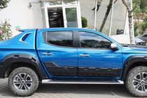 Mitsubishi L200 2015–2024 Deurstrips EuroCap (6 stuks, ABS) foto 2