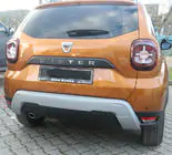 Dacia Duster 2018–2024 Achterbumper diffuser afdekking U-Type (ABS, grijs) foto 1