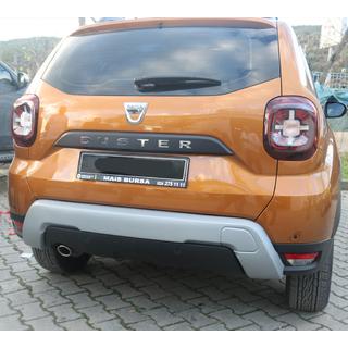 Achterbumper diffuser afdekking U-Type (ABS, grijs) foto 2