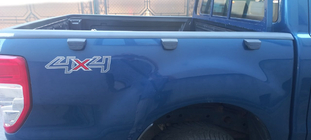 Ford Ranger 2011–2022 Laadbakrandbeschermers (2015-2022, 3 st.) foto 2