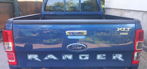 Ford Ranger 2011–2022 Laadbakrandbeschermers (2015-2022, 3 st.) foto 1