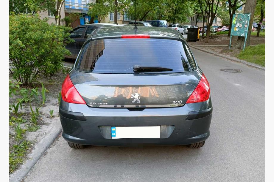 Peugeot 308 2007–2013 RVS kofferbakrand Foto 1
