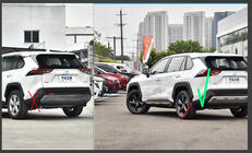 Toyota Rav 4 2019–2025 Spatlappen Premium 2022+ (lange wielkast, 4 st.) foto 2