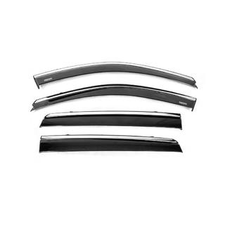 Raamwindschermen met chromen sierlijst (set van 4, Niken) Hyundai Santa Fe 2 2006–2012 foto 2