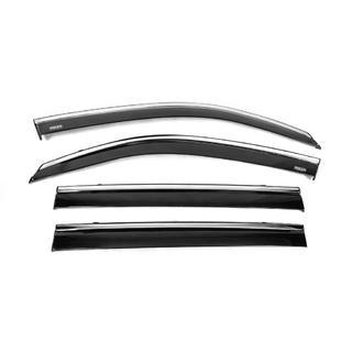 Raamwindschermen met chromen sierlijst (set van 4, Niken) Toyota Land Cruiser 200 2007–2021 foto 4