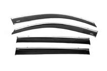 Toyota Highlander 2008–2013 Raamwindschermen met chromen sierlijst (set van 4, Niken) foto 3