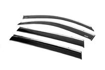 Toyota Highlander 2008–2013 Raamwindschermen met chromen sierlijst (set van 4, Niken) foto 8