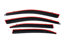 Chevrolet Malibu 2011–2018 Raamwindschermen met chromen sierlijst (set van 4, Niken) foto 5