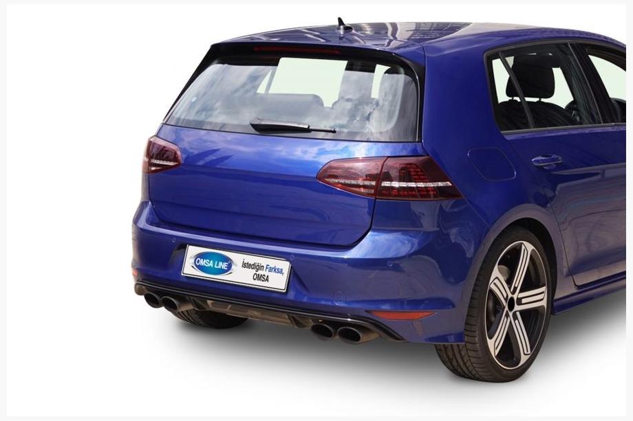 Volkswagen Golf 7/E-Golf 2012–2020 Spoilers Meliset HB (4-delig, ABS-kunststof) Image