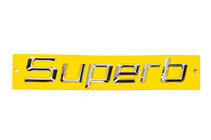 Skoda Superb 2009–2015 Opschrift Superb 2009-2013 (170 x 30 mm) foto 2