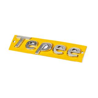 Embleem opschrift Tepee (130 mm x 25 mm) Peugeot Partner Tepee 2008–2018 foto 1