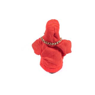 Hoodie hoes voor versnellingspook (rood, zwart koord) foto 3