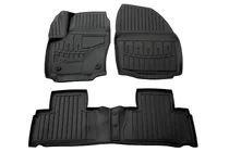 Ford Galaxy 2007–2015 Stingray 3D vloermattenset (2011-2014, 4-delig, polyurethaan, clip FC2) foto 1