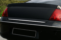 Peugeot 407 2004–2011 Kofferbakrand (RVS) Carmos - Turks staal foto 1