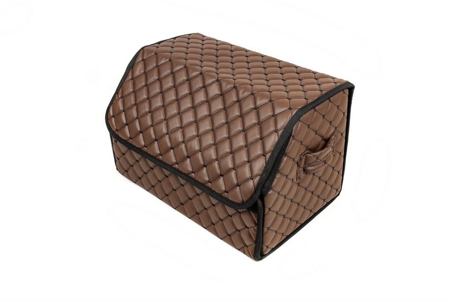 ECO kofferbak organizer tas (50x30x30, bruin) Foto 4
