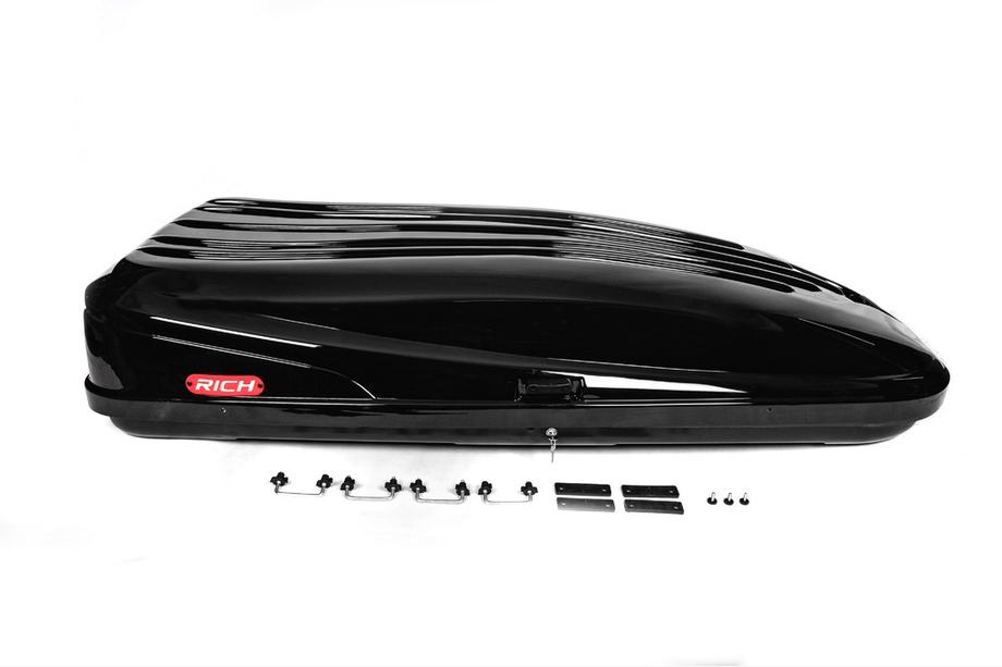 OPRUIMING! Dakkoffer RICH zwart hoogglans (500 l, KAPOT) Image