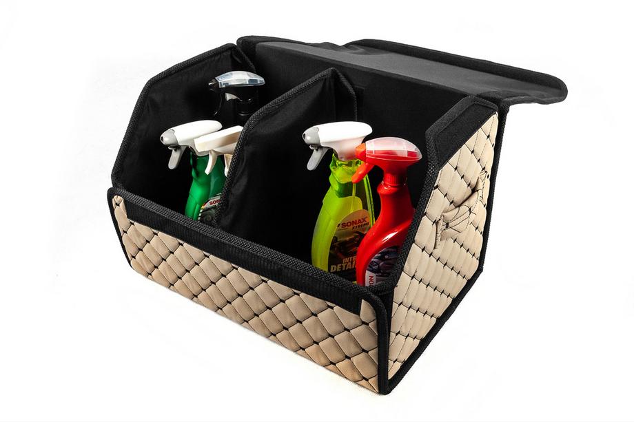 Kofferbak organizer tas ECO (50x30x30, beige) Foto 2