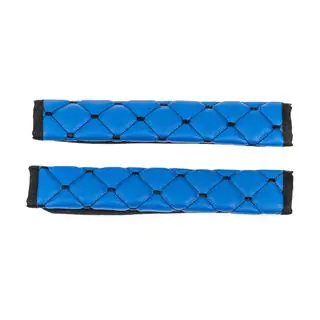 Gordelpads ECO (2 stuks, blauw met zwart stiksel) foto 3