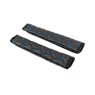 Autogordelhoes ECO (2 stuks, zwart met blauw stiksel) foto 3