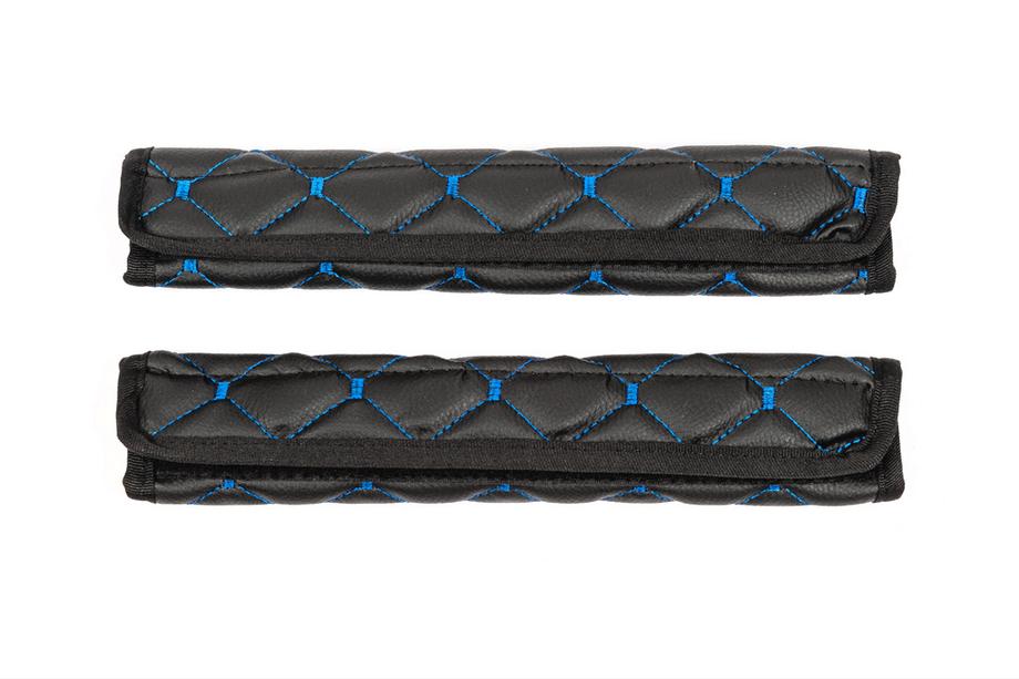 Autogordelhoes ECO (2 stuks, zwart met blauw stiksel) Foto 6