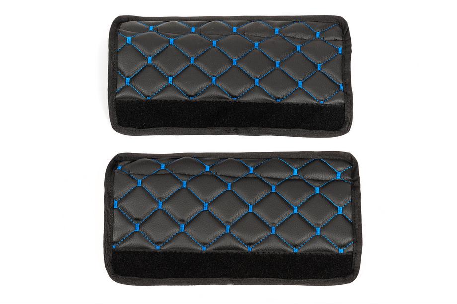 Autogordelhoes ECO (2 stuks, zwart met blauw stiksel) Foto 5