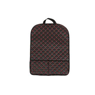 Rugleuning organizer ECO (1 st., zwart met rood stiksel) foto 3