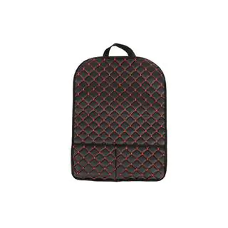 Rugleuning organizer ECO (1 st., zwart met rood stiksel) foto 3