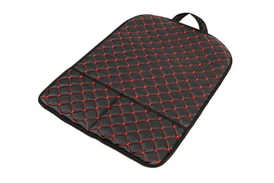 Rugleuning organizer ECO (1 st., zwart met rood stiksel) Foto 4