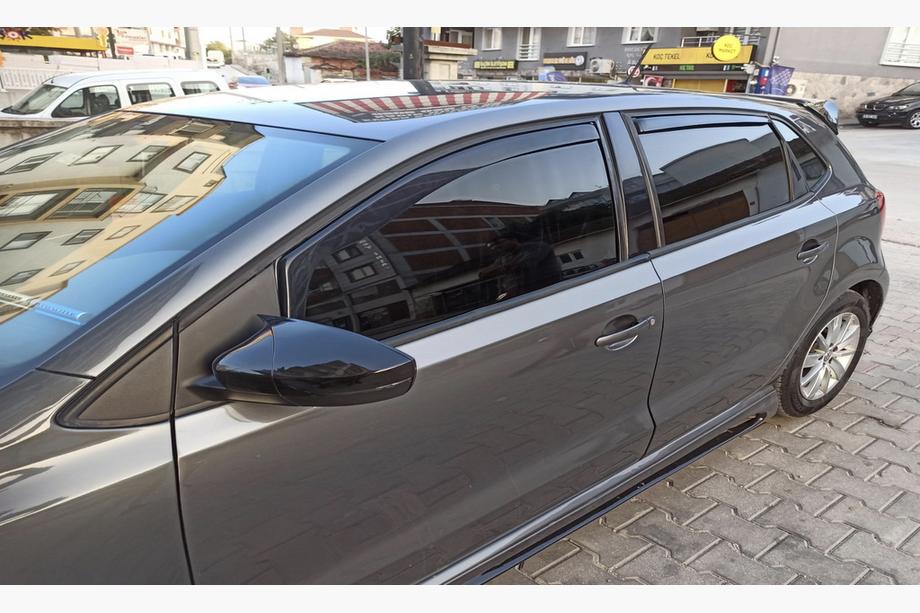 Volkswagen Polo 2010–2017 Raamwindschermen, inbouw (in raamkanaal) HB (Esa, 4 stuks) Image