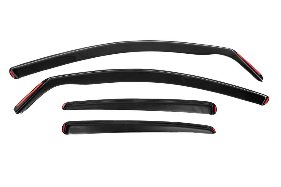 Audi A6 C7 2011–2017 Raamwindschermen, in-channel SD (Esa, 4 stuks) Image