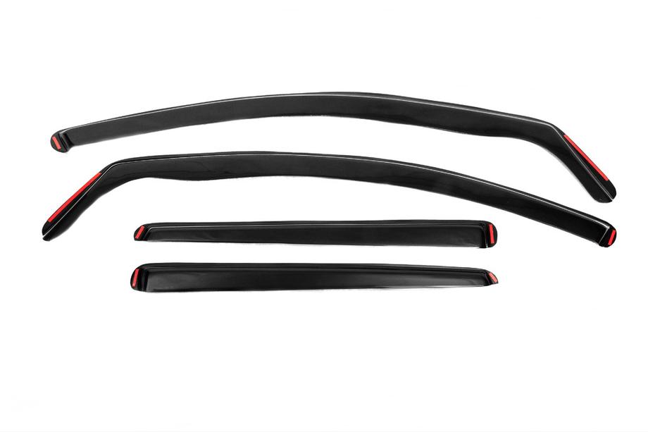 Nissan Qashqai 2014–2021 In-channel raamwindschermen (Esa, 4 stuks) Image
