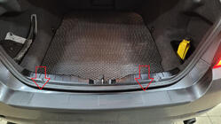 BMW 5 Serie F10/F11 2010–2016 Achterbumper diffuser Esa (Sedan, ABS) foto 1