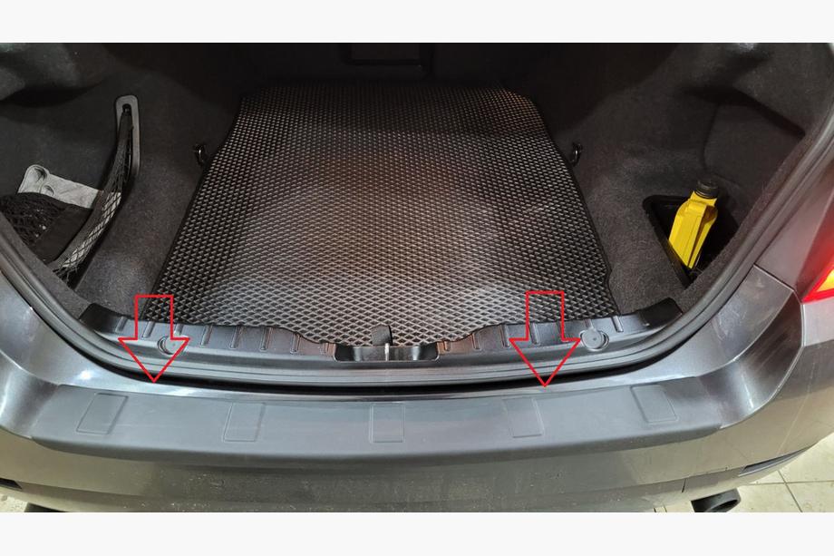 BMW 5 Serie F10/F11 2010–2016 Achterbumper diffuser Esa (Sedan, ABS) Image