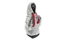 Pookhoes hoodie (grijs, bordeaux koord) foto 3