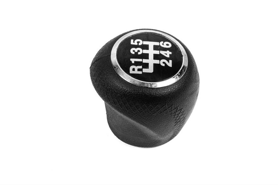 Fiat Doblo II 2010–2022 Pookknop voor 6-versnellingsbak V4 55346753 (zwart+chroom) Image